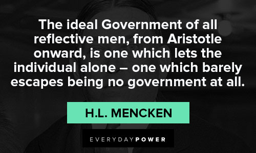 H.L. Mencken quotes to helping others 