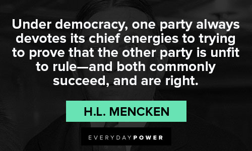 Favorite H.L. Mencken quotes