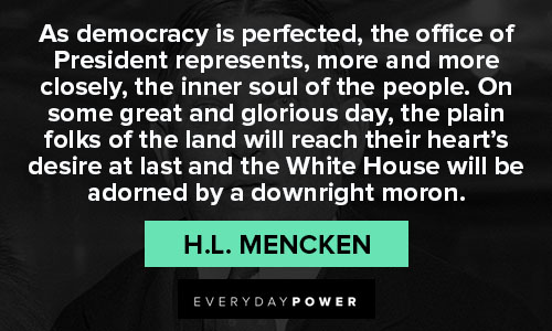 Inspirational H.L. Mencken quotes