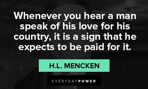 H.L. Mencken quotes that encourage you