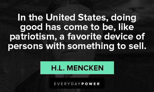 Funny H.L. Mencken quotes