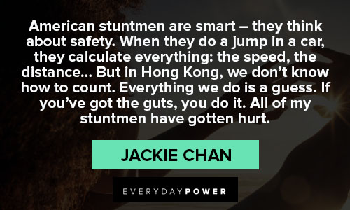 Special Jackie Chan quotes