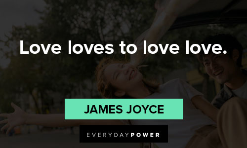 James Joyce quotes about love