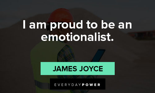 James Joyce quotes about emotionalist