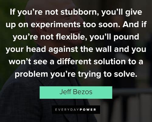 jeff bezos quotes about different solution to a problem you're trying to solve