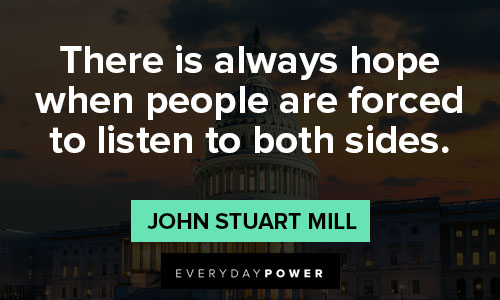 John Stuart Mill quotes about society and politics