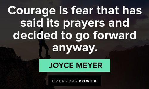 Joyce Meyer quotes for overcoming fear and obstacles