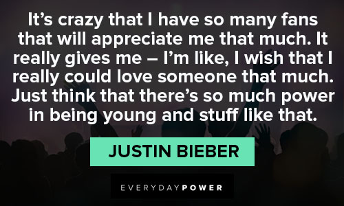 Top Justin Bieber quotes