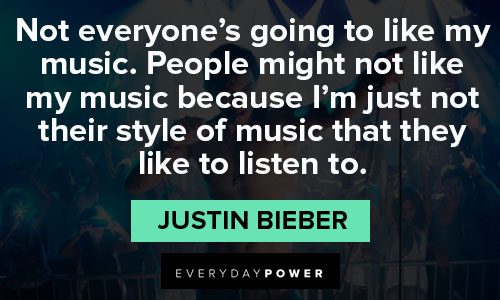 Random Justin Bieber quotes