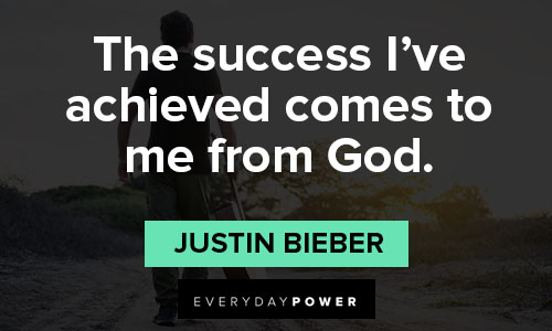 Cool Justin Bieber quotes