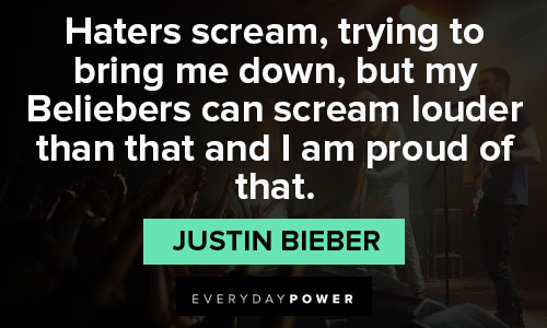 Justin Bieber quotes to inspire you 