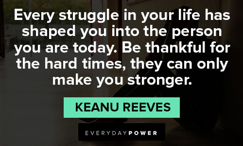 Keanu Reeves quotes on mental health