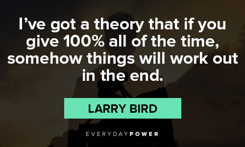 Larry Bird quotes on hard work and practice