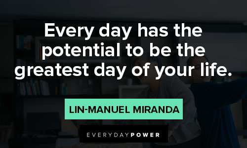 Lin-Manuel Miranda quotes to helping others