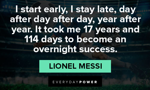 Appreciation Lionel Messi quotes