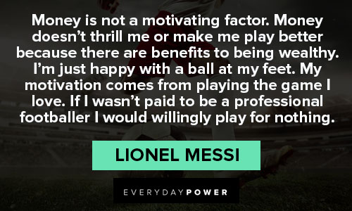 Epic Lionel Messi quotes