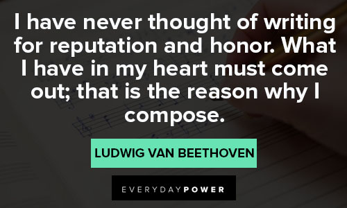 Random Ludwig van Beethoven quotes