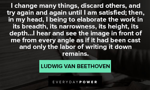 Wise Ludwig van Beethoven quotes
