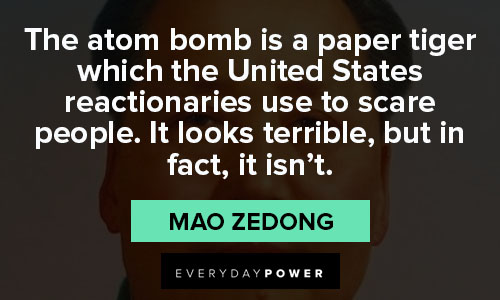 Short Mao Zedong quotes