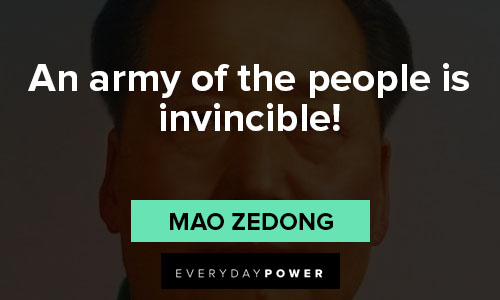 Mao Zedong quotes about people
