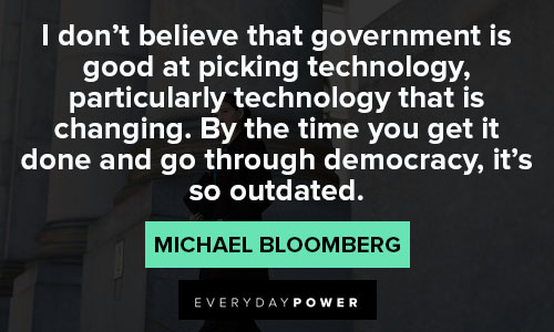Michael Bloomberg quotes and sayings 