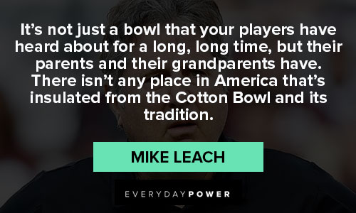 Mike Leach quotes to inspire you