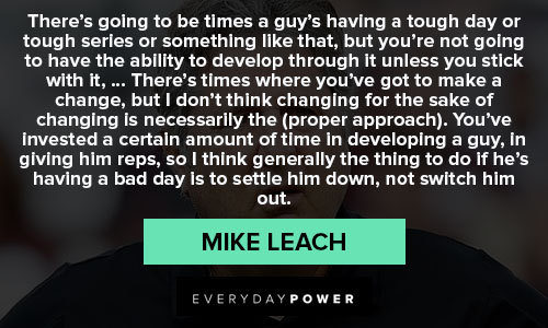 Appreciation Mike Leach quotes