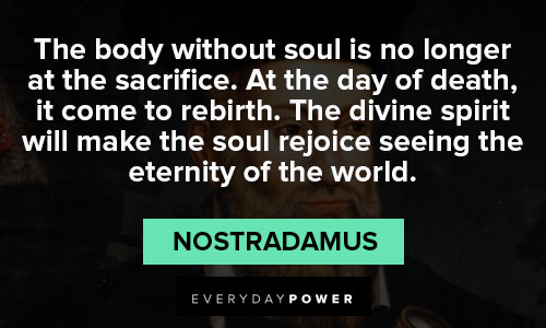 Short Nostradamus quotes