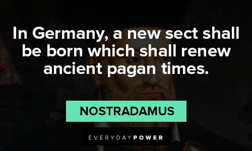 Special Nostradamus quotes