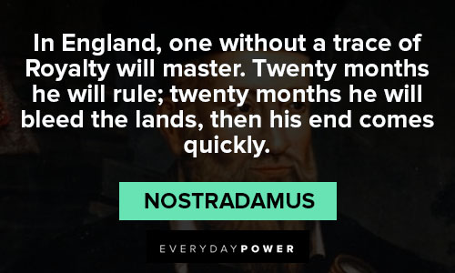 Other Nostradamus quotes