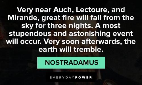 Meaningful Nostradamus quotes