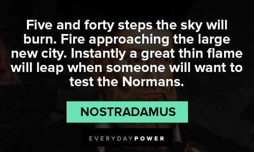 Nostradamus quotes for Instagram
