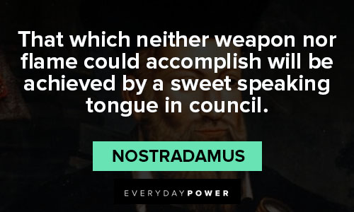 Nostradamus quotes and sayings