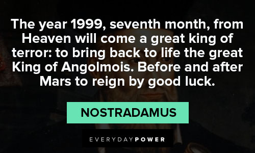 Epic Nostradamus quotes