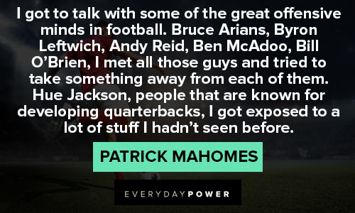 Patrick Mahomes quotes to motivate you