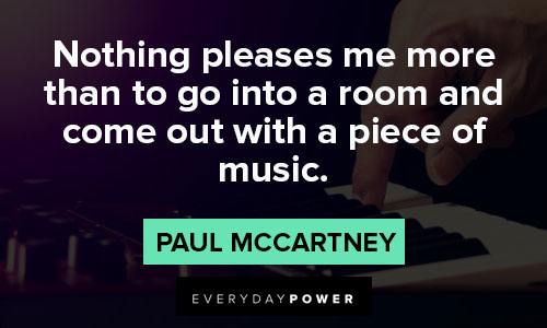 Short Paul McCartney quotes