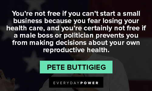 Pete Buttigieg quotes for Instagram