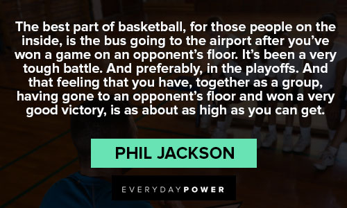 Special Phil Jackson quotes