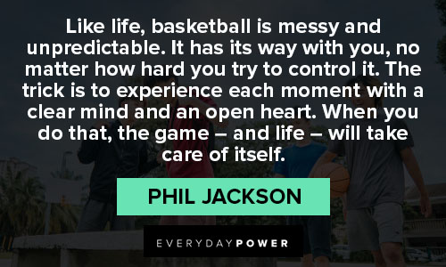 Short Phil Jackson quotes