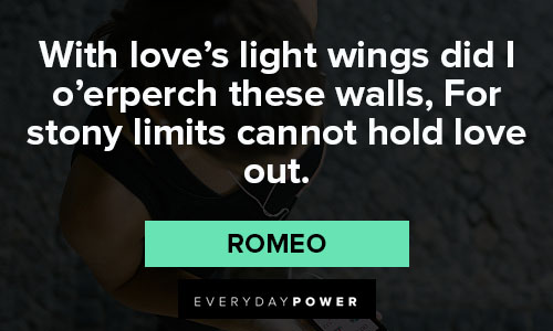 Appreciation Romeo and Juliet quotes