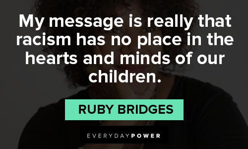 Unique ruby bridges quotes