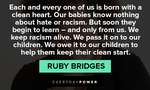 More ruby bridges quotes