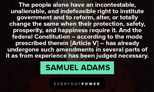 Top Samuel Adams quotes