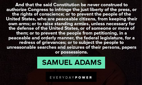 Relatable Samuel Adams quotes