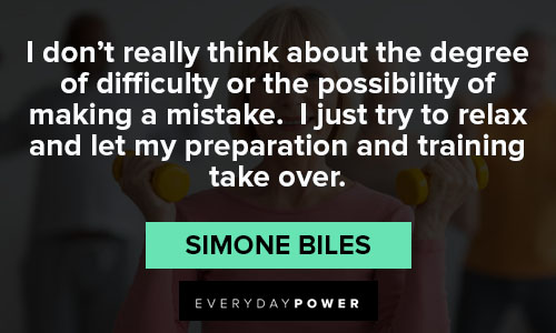 Random Simone Biles quotes