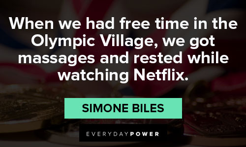 Simone Biles quotes about the Olympics