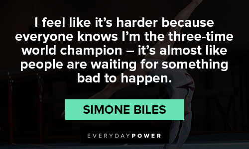 Motivational Simone Biles quotes