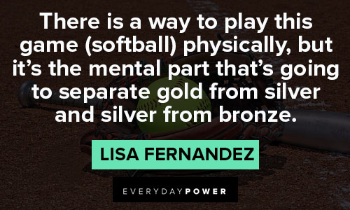 positive softball quotes