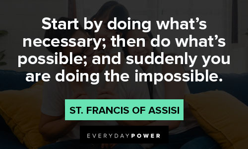 St. Francis of Assisi quotes about Life