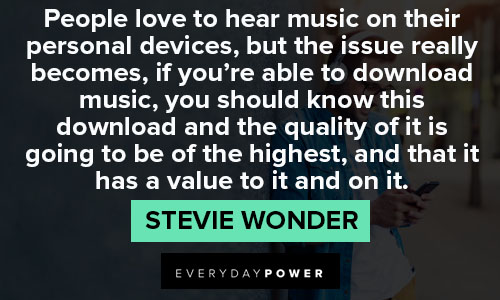 Appreciation Stevie Wonder quotes